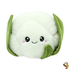 Coliflor de peluche alimento comida verdura 36 cm