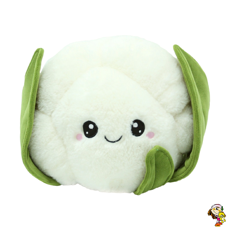 Coliflor de peluche alimento comida verdura 36 cm
