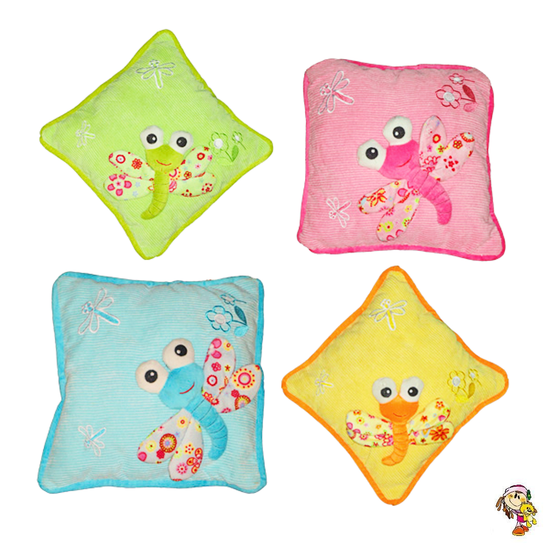 Almohada de peluche Libélula corderoy 30 cm