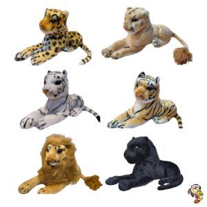 Mini felinos de peluche varios modelos 25 cm