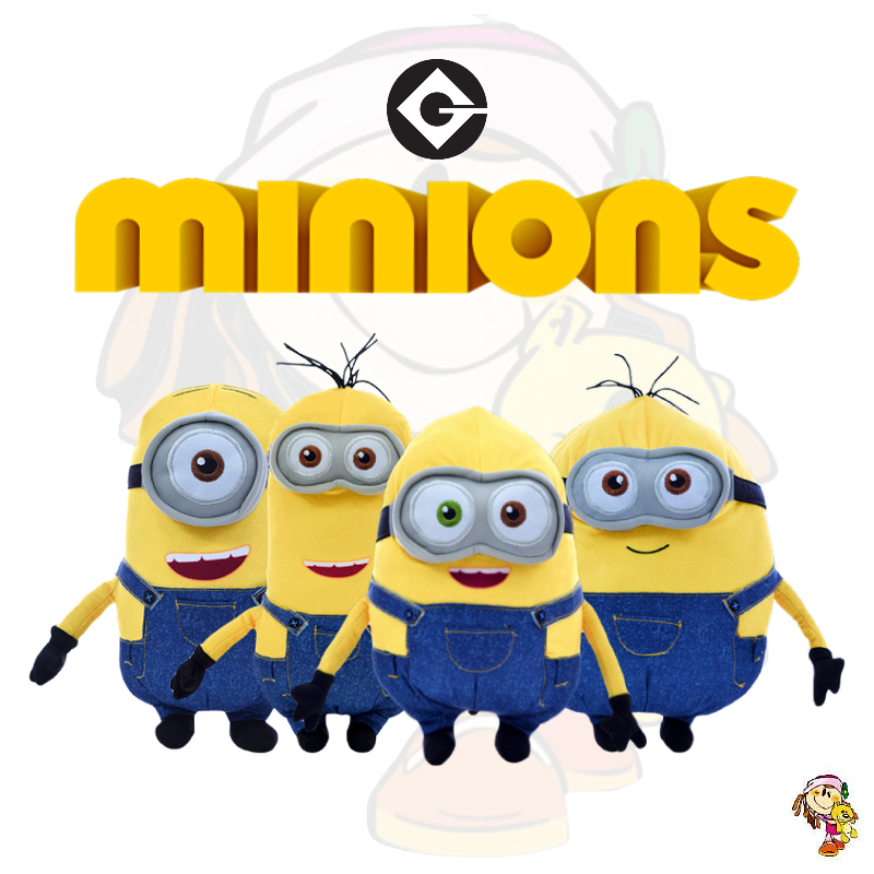 Minions de peluche 3d originales 25 cm