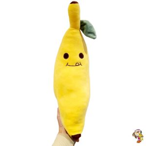 Almohada Banana peluche Kawaii 48 cm